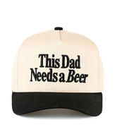 C.C THIS DAD NEEDS A BEER Letter Trucker Cap