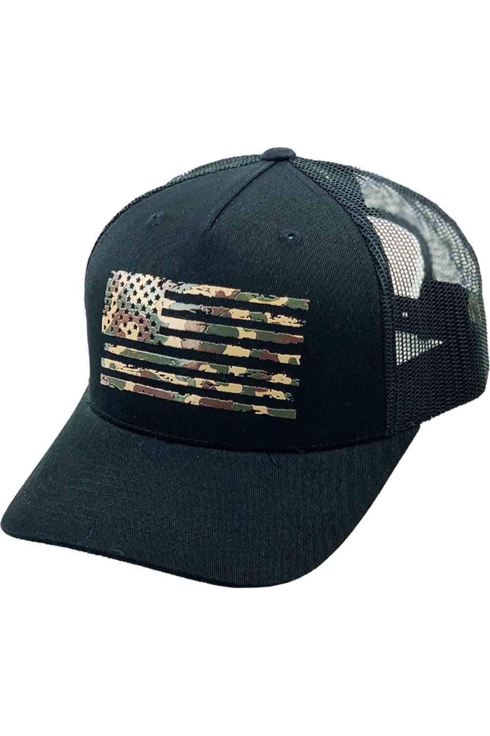FLAG FLAT UV PRINT American Flag BASEBALL CAP