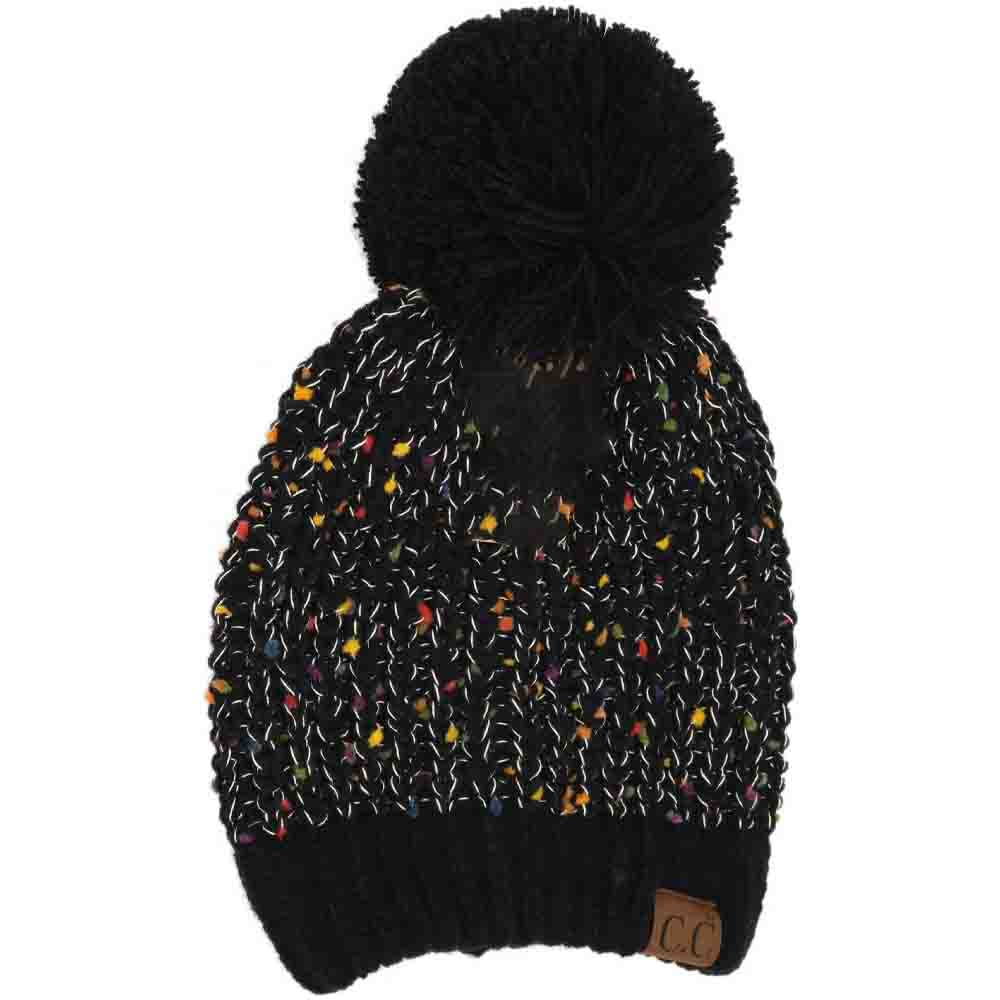 Chenille Confetti Pom C.C Beanie