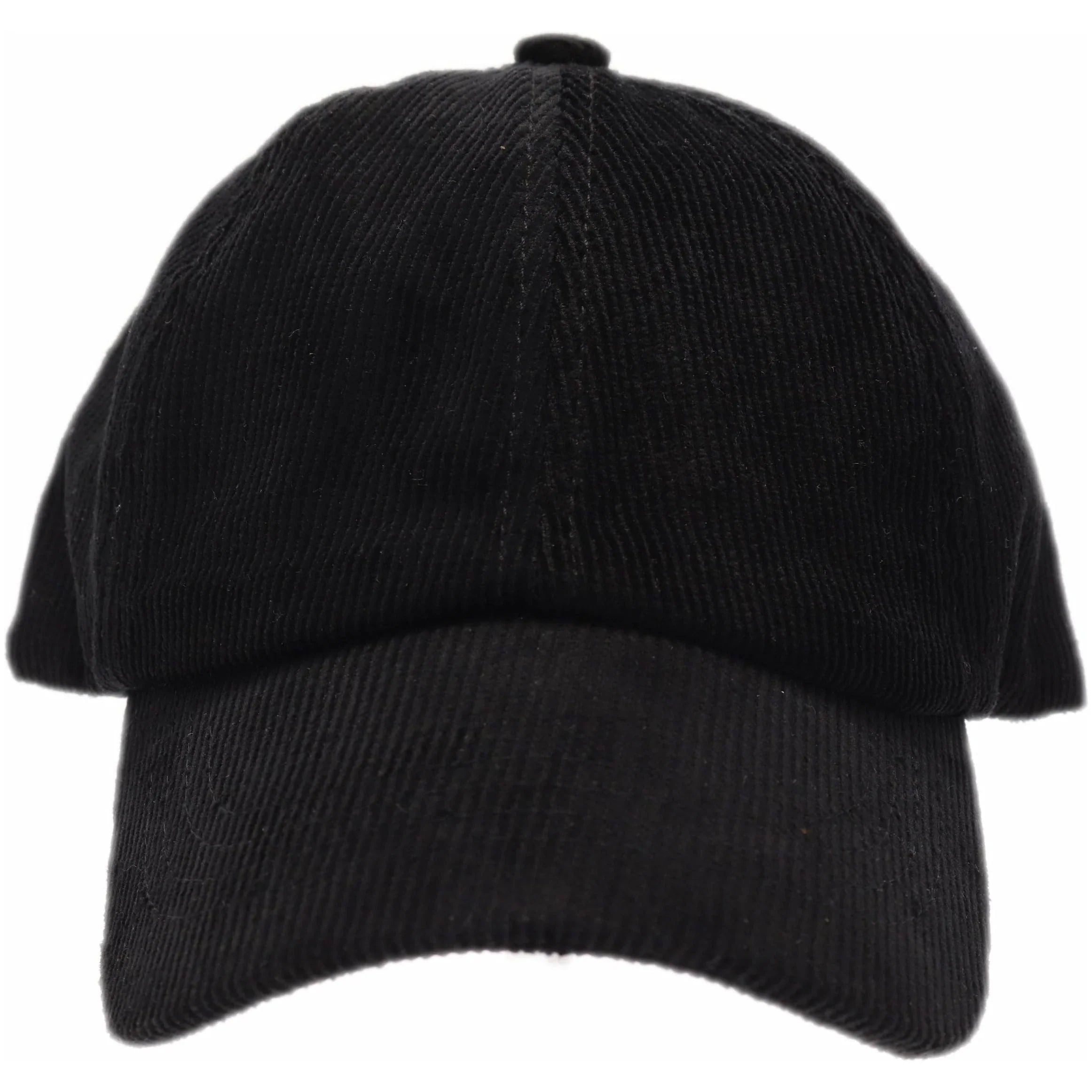 Corduroy Criss-cross Pony Cap