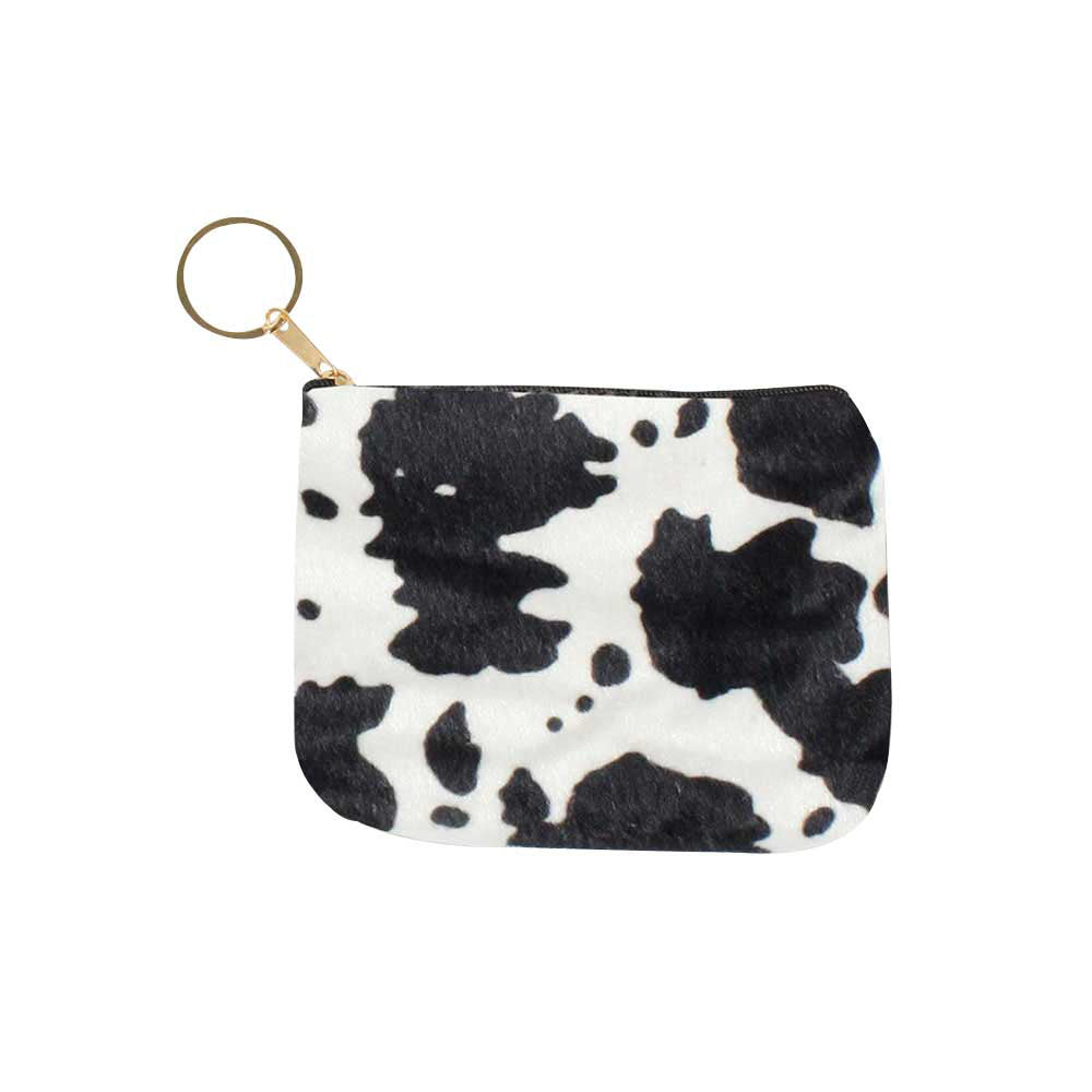 Cow Patterned Coin Card Purse