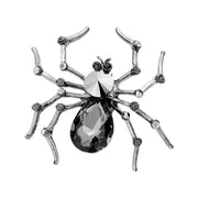 Crystal Spider Pin Brooch