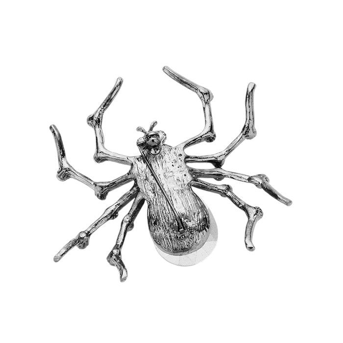 Crystal Spider Pin Brooch
