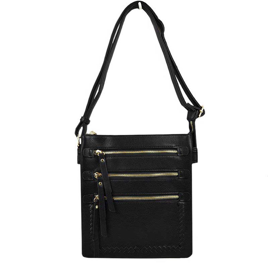 Fashionable Women's Soft Faux Leather Crossbody Purse Shoulder Bag