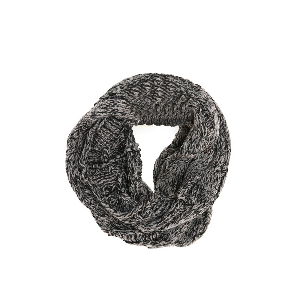 KIDS Multi Tone Cable Knit C.C Infinity Scarf