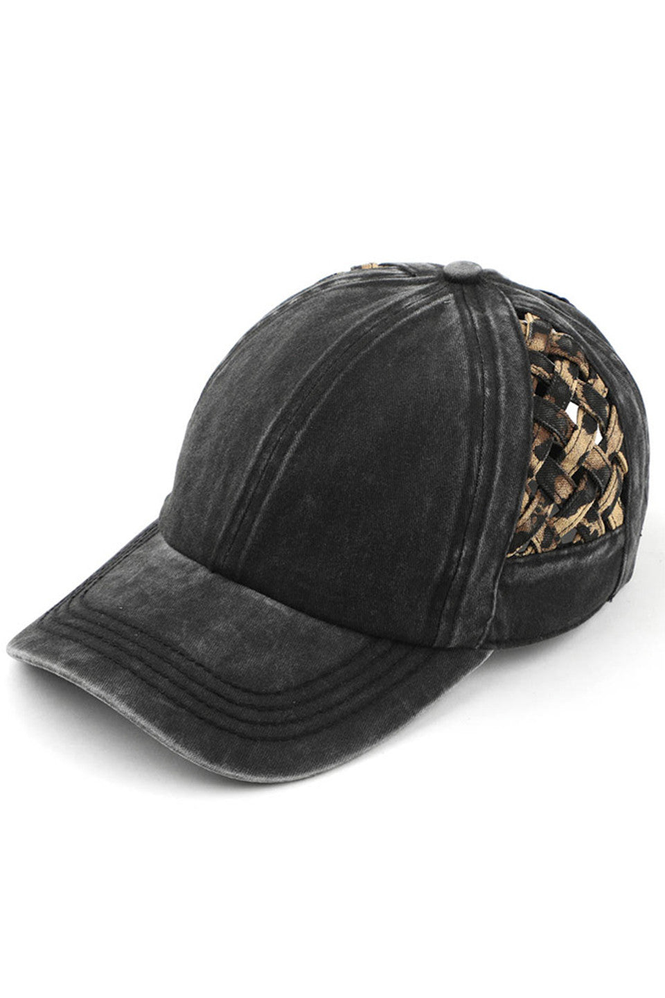 C.C WEAVON BASKET CRISS-CROSS PONYCAP
