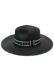 MULTI COLOR AZTEC BAND PANAMA HAT