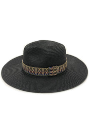 MULTI COLOR AZTEC BAND PANAMA HAT