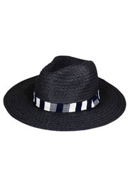 Multi Color Stripe Band Straw Hat