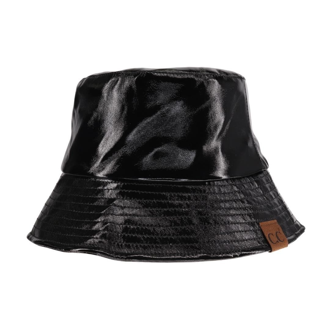 C.C Vegan Leather Bucket Hat