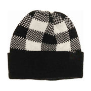 BABY Buffalo Plaid Cuff C.C Beanie
