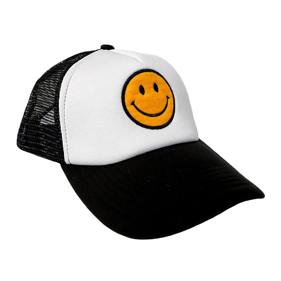 Smile Accented Mesh Back Baseball Cap