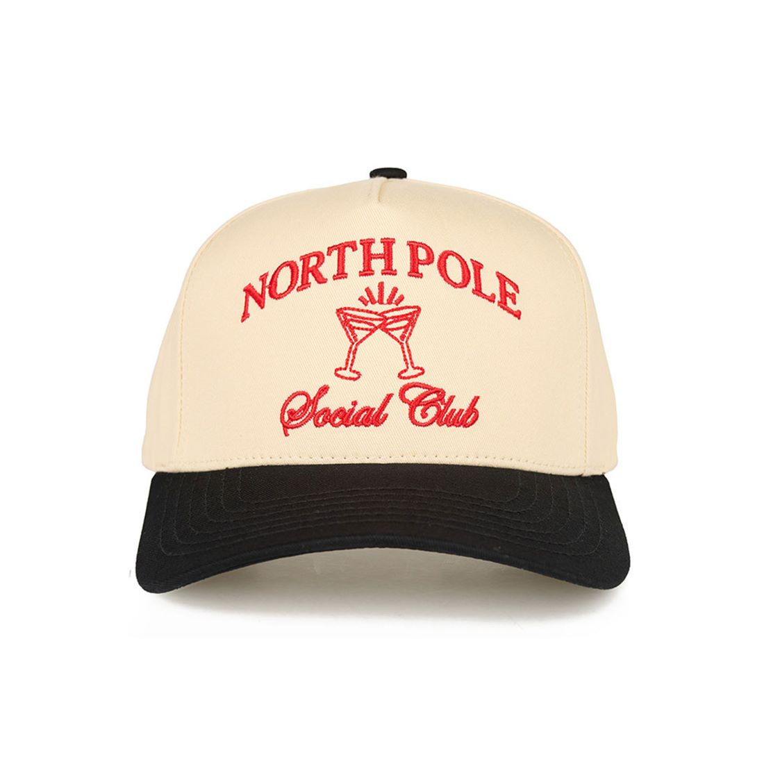 C.C NORTH POLE SOCIAL CLUB Letter Trucker Cap