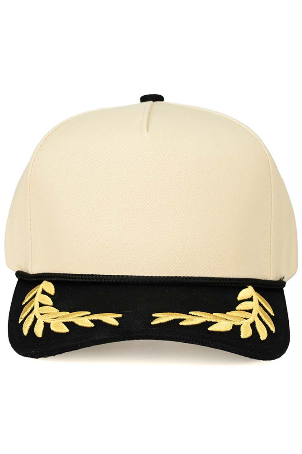 C.C Gold Bay Leaf with Rope Two Tone Trucker Cap