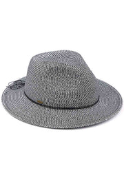 C.C Lurex Straw Panama Sun Hat