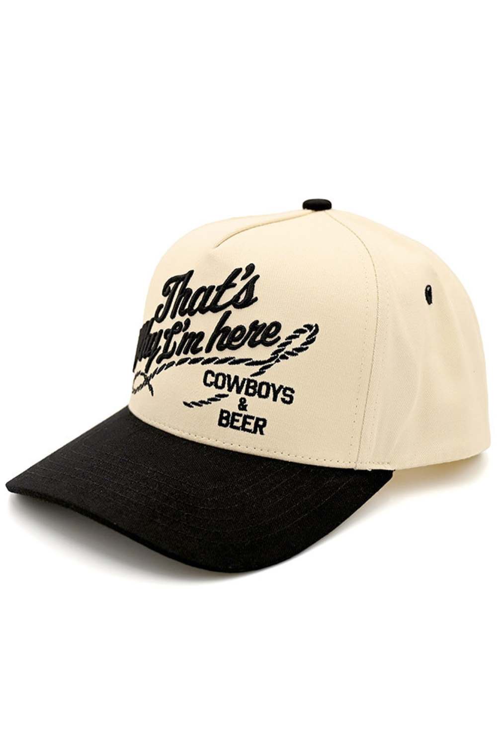 C.C THAT'S WHY I'M HERE Cotton Trucker Cap
