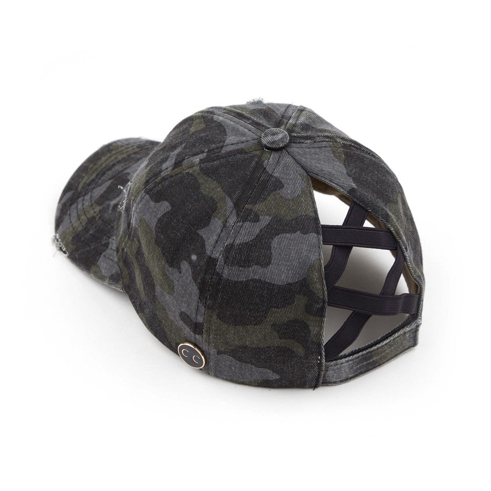 C.C Women's Baseball Ponytail Cap