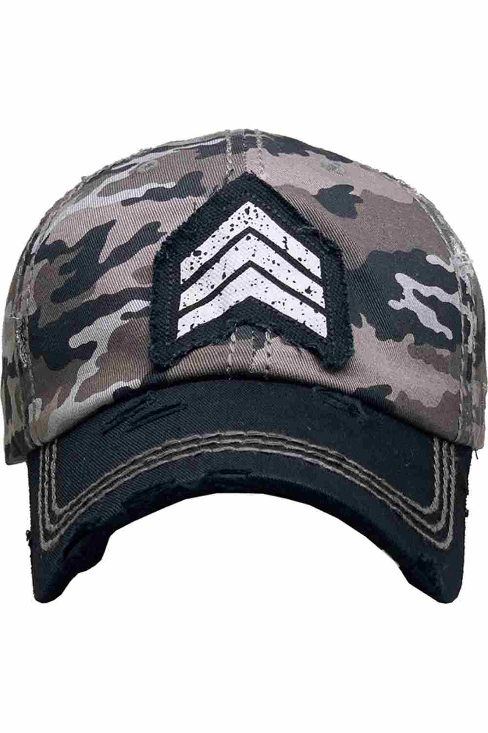 MILITARY RANK VINTAGE BASEBALL CAP