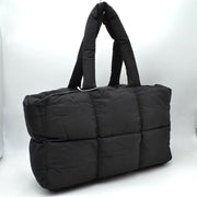 Chic Quilted Puffer Tote Bag