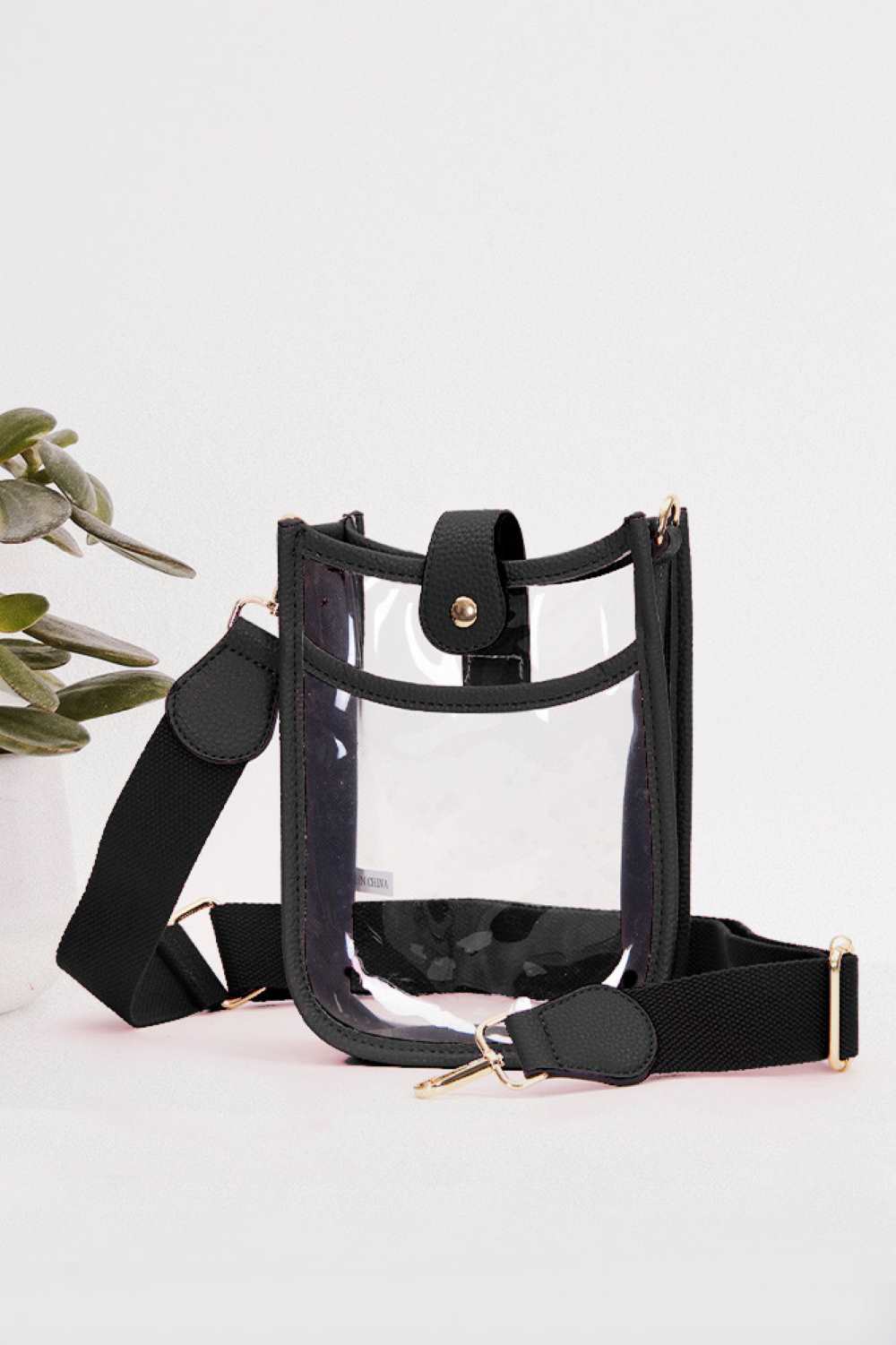 Pretty Clear Stadium Crossbody Mini Bag