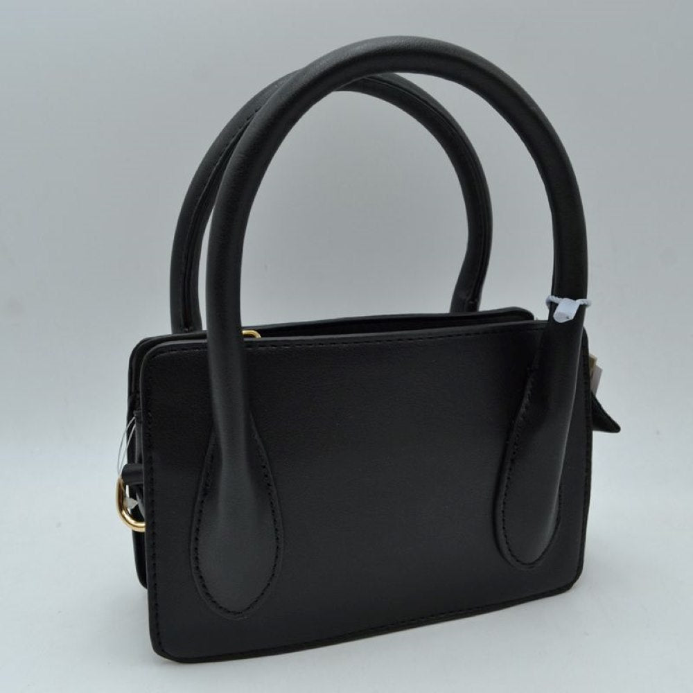 Structured Top Handle Handbag with Minimalist Design
