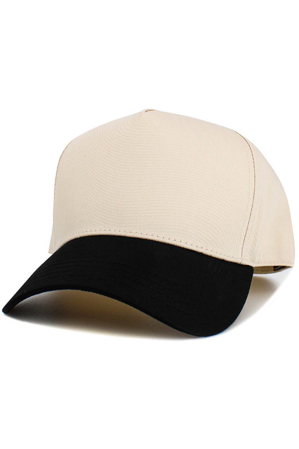 Five Panel Plain Snapback Baseball Cap