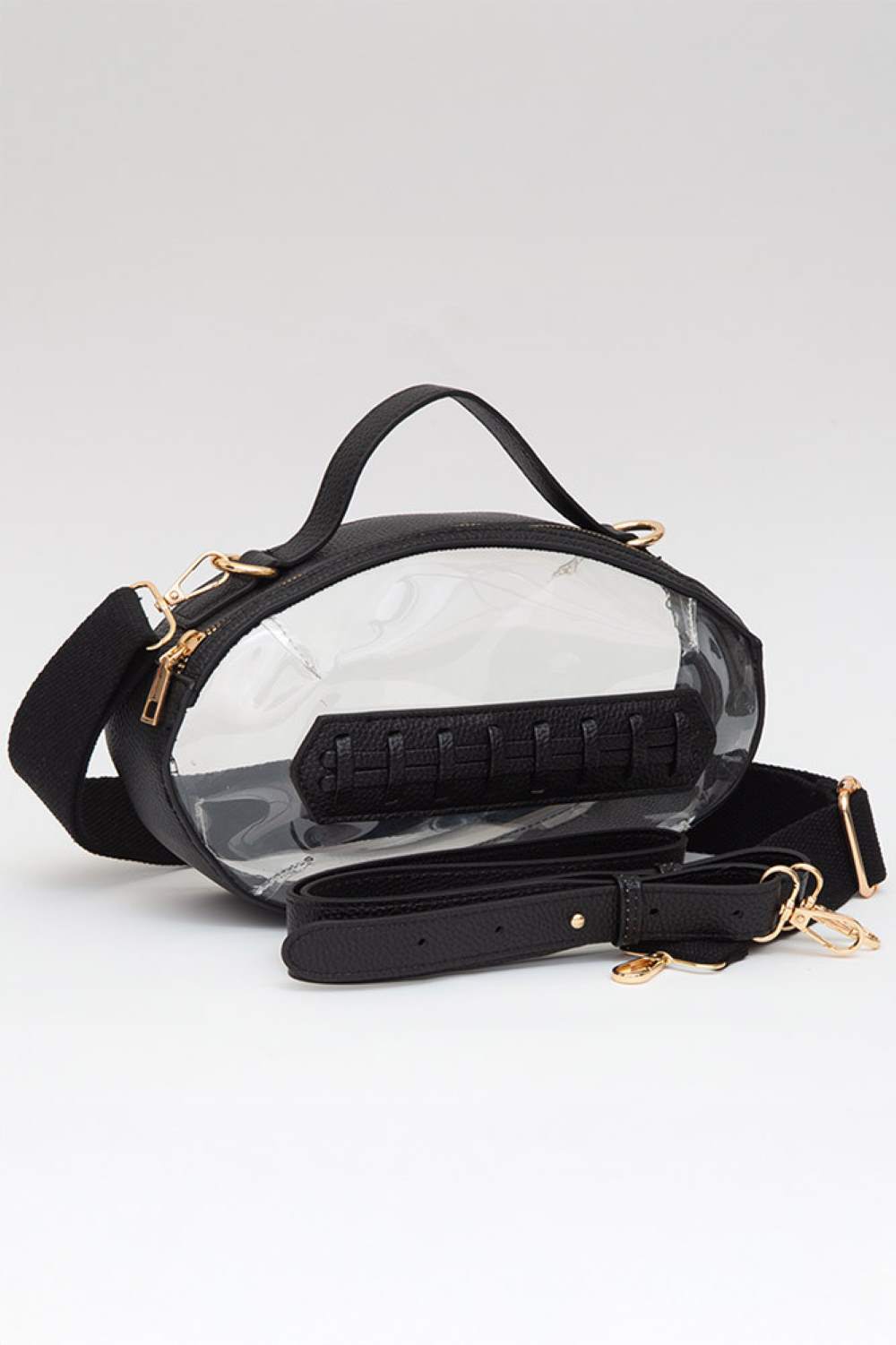 Foot Ball Shape Transparent Clear Stadium Bag