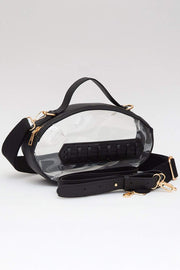 Foot Ball Shape Transparent Clear Stadium Bag