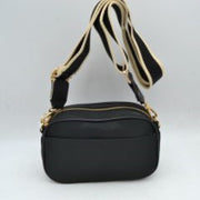 Compact Crossbody Camera Bag with Wide Shoulder Strap