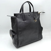 Classic Everyday Tote Bag with Dual Handles and Side Pockets