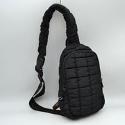 Modern Quilted Puffer Sling Backpack
