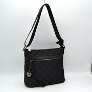 Quilted Crossbody Bag with Adjustable Strap