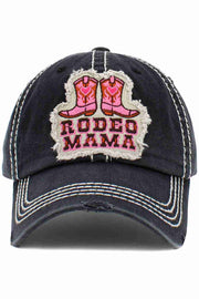 RODEO MAMA WASHED VINTAGE BASEBALL CAP