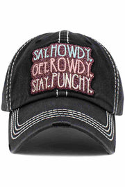 SAY HOWDY Vintage BaseCap