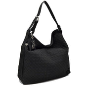 Woven Hobo Shoulder Bag with Adjustable Strap and Star Charm