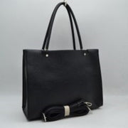 Structured Top Handle Tote Bag with Detachable Long Strap