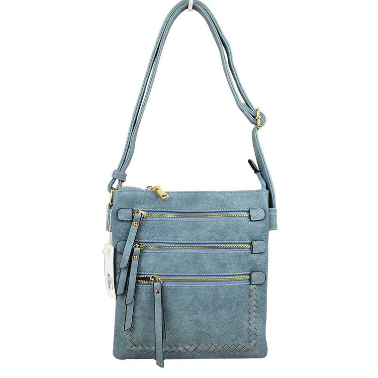 Fashionable Women's Soft Faux Leather Crossbody Purse Shoulder Bag