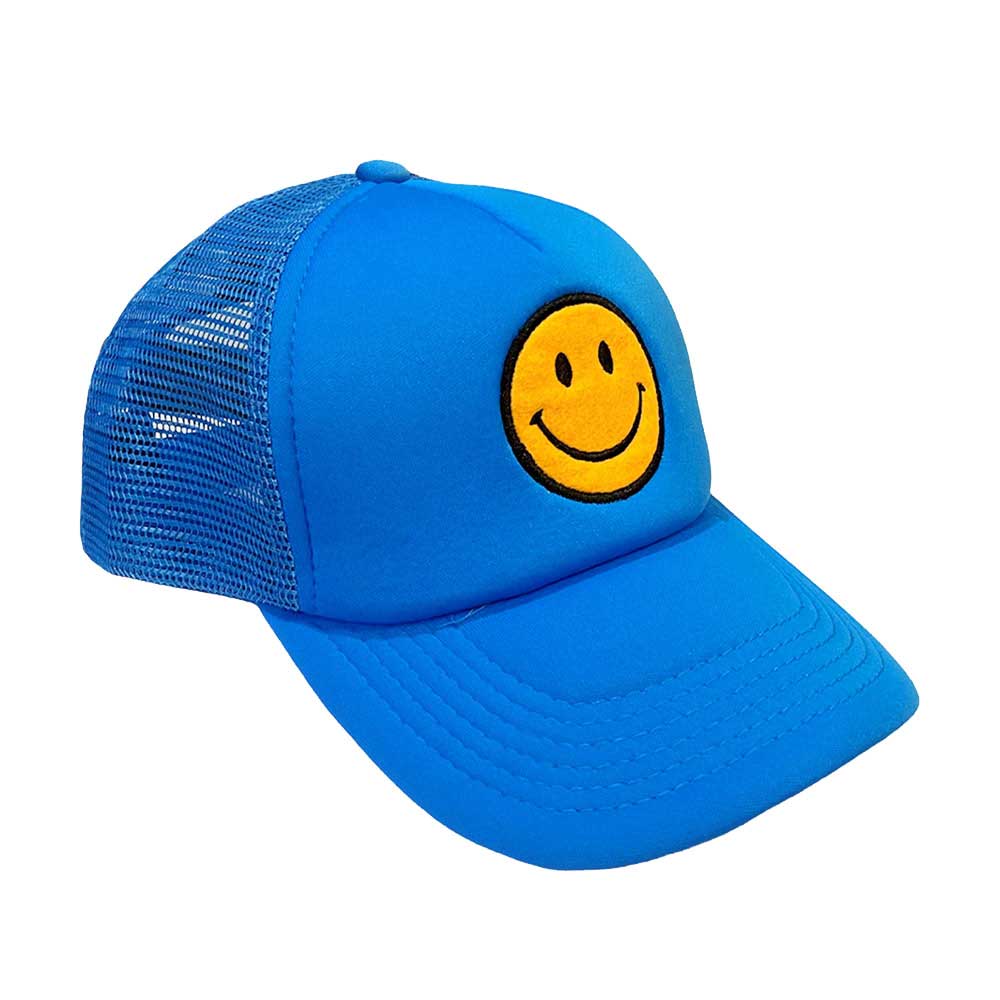 Smile Accented Mesh Back Baseball Cap