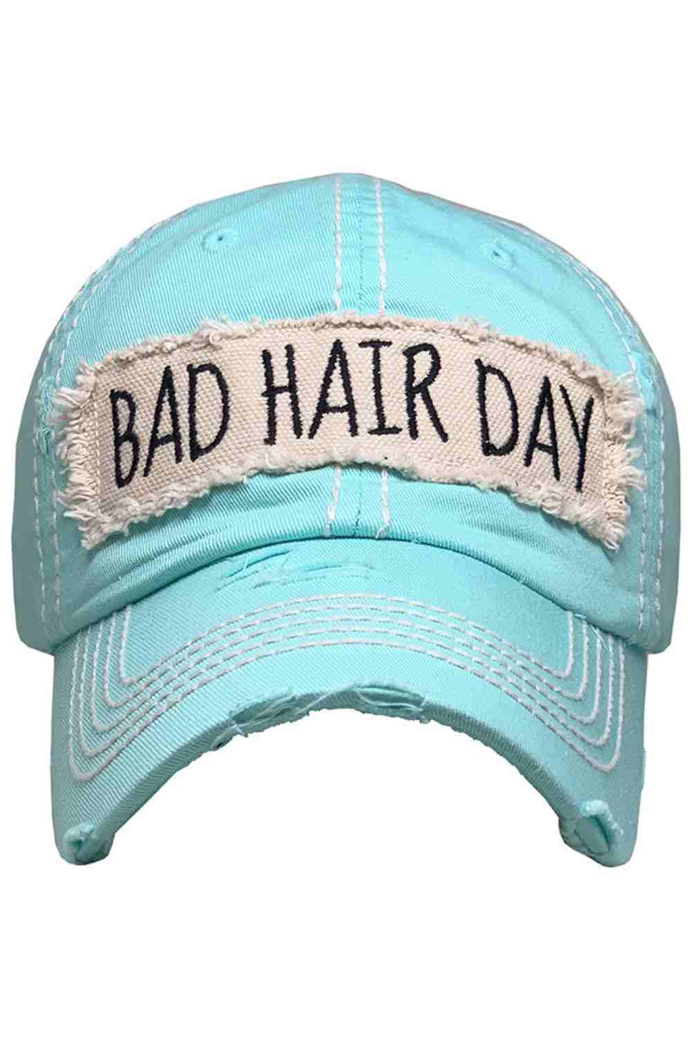 BAD HAIR DAY Washed Vintage Baseball Cap