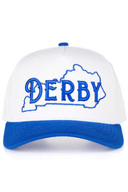 C.C DERBY Embroidered Letter Trucker Hat