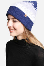 MIXED KNIT BEANIE