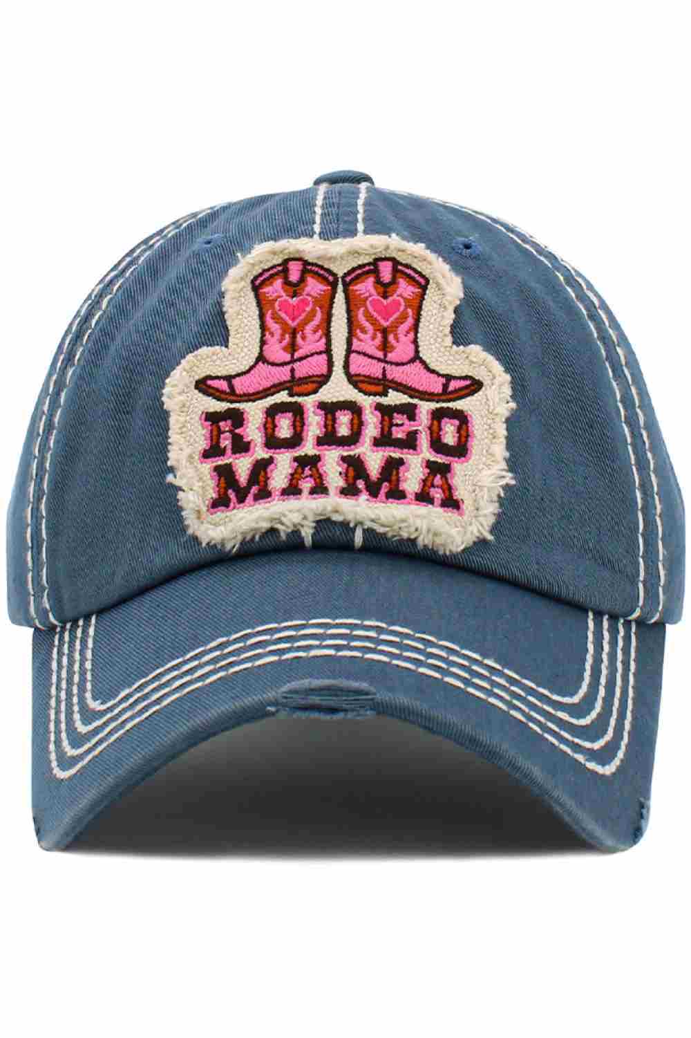 RODEO MAMA WASHED VINTAGE BASEBALL CAP