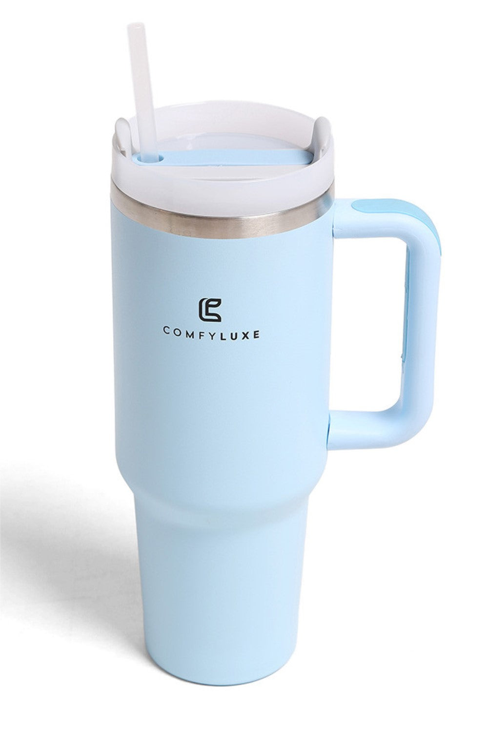 Solid Color 40oz Handle Tumbler