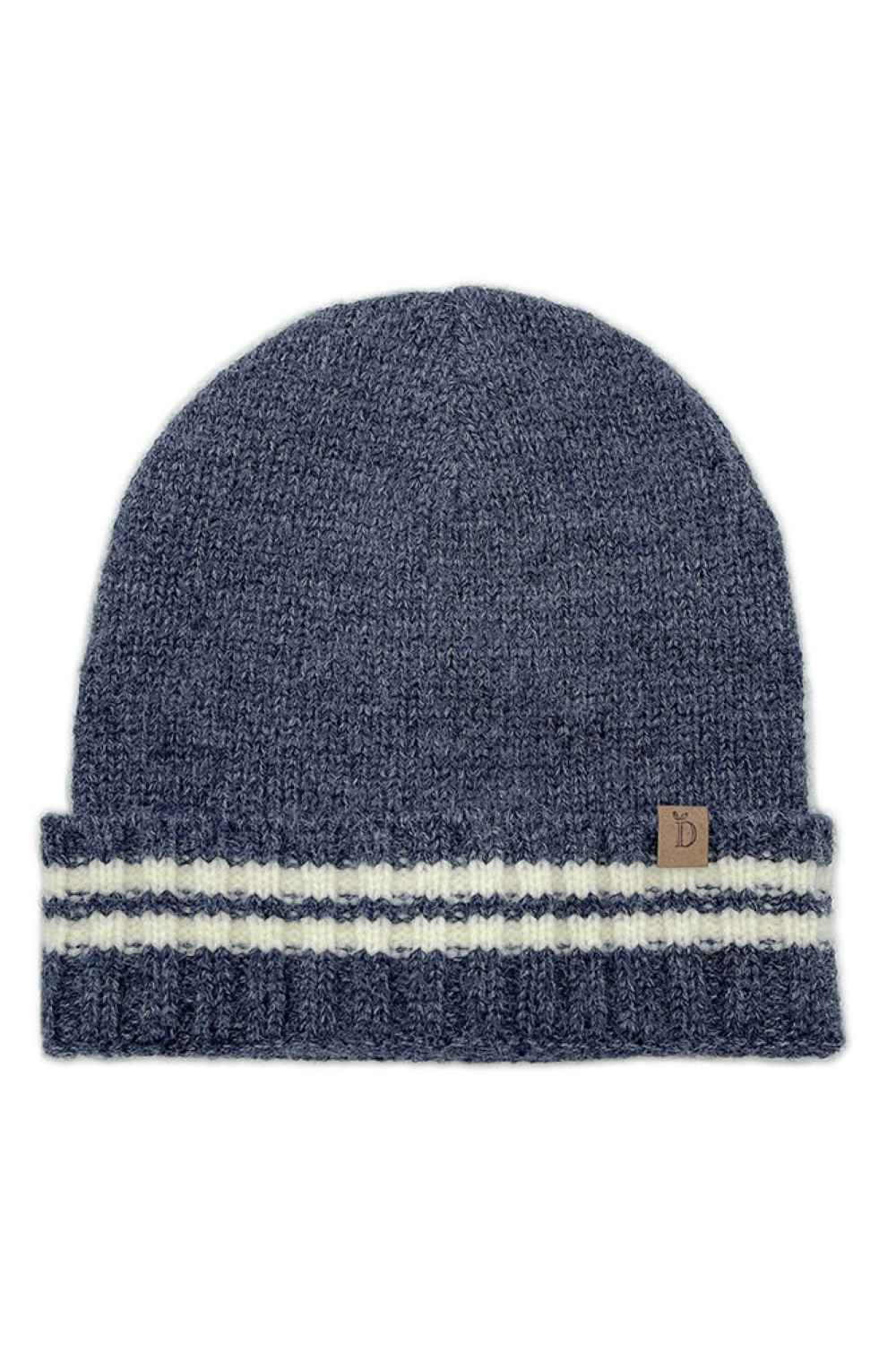 Striped Knit Super Soft Cuff Beanie