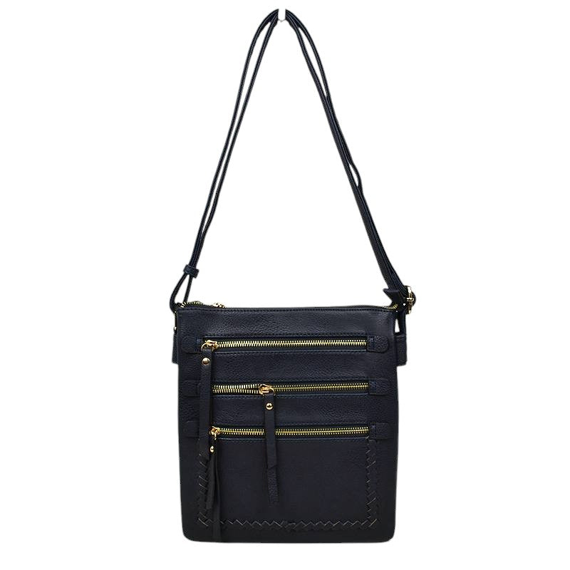 Fashionable Women's Soft Faux Leather Crossbody Purse Shoulder Bag