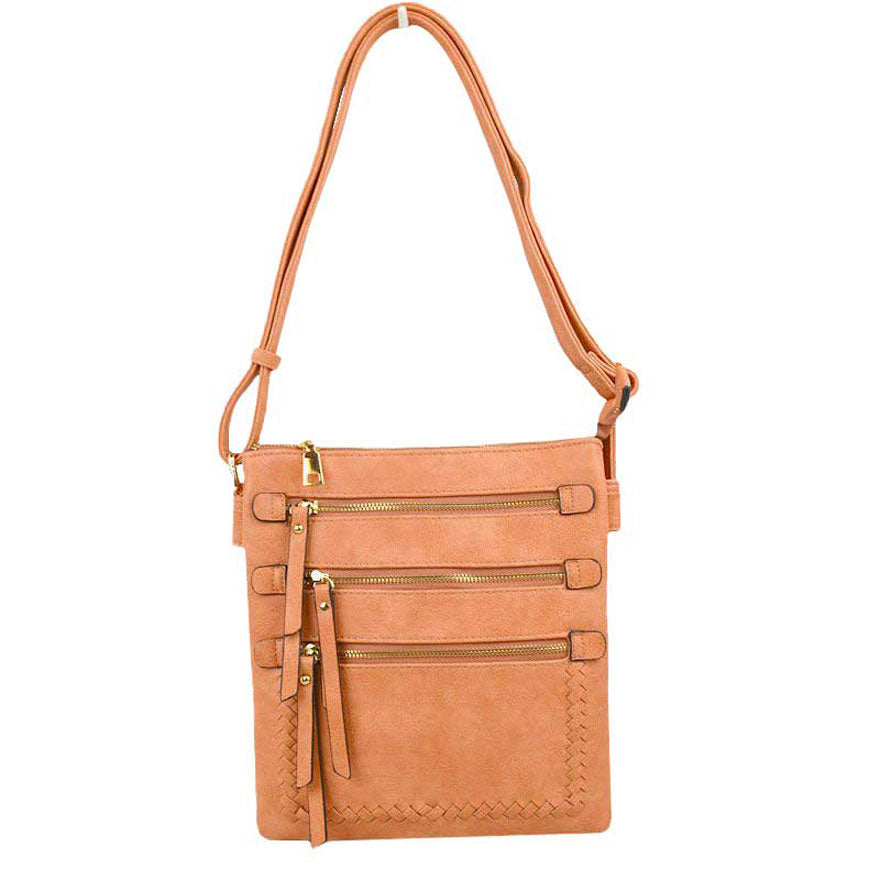 Fashionable Women's Soft Faux Leather Crossbody Purse Shoulder Bag