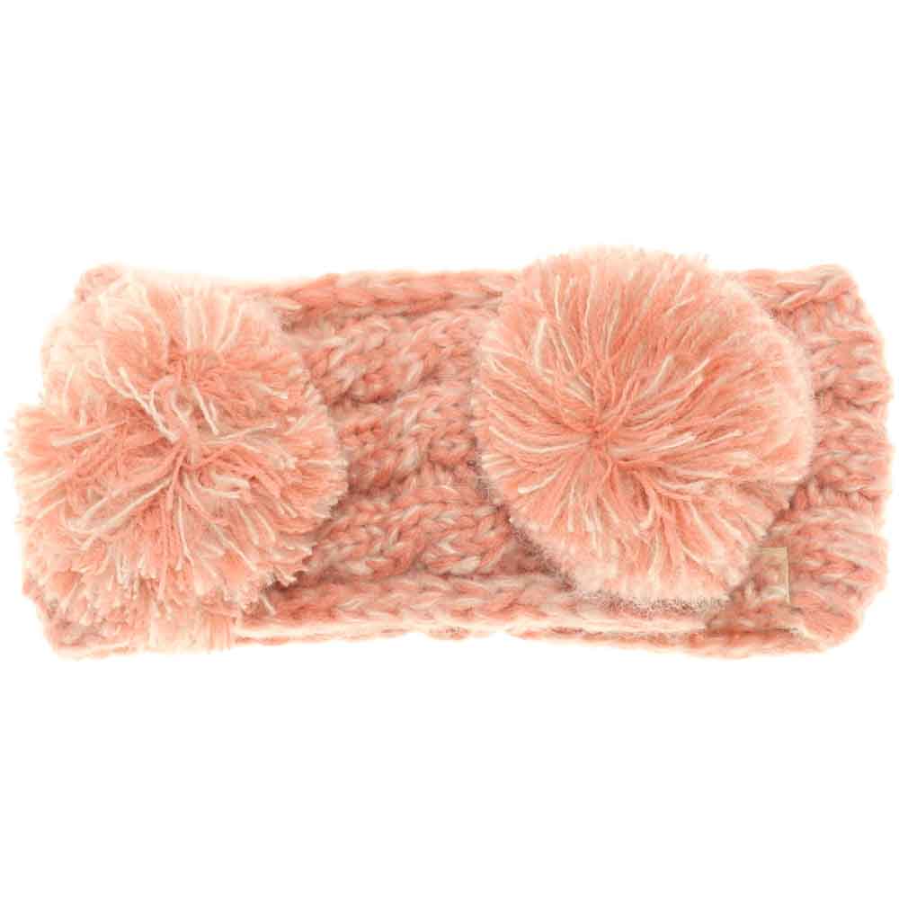 KIDS Multi-tone Double Pom C.C Head Wrap