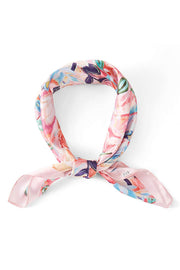 Multi Color with Flowers Print Bandana Summer Scarf