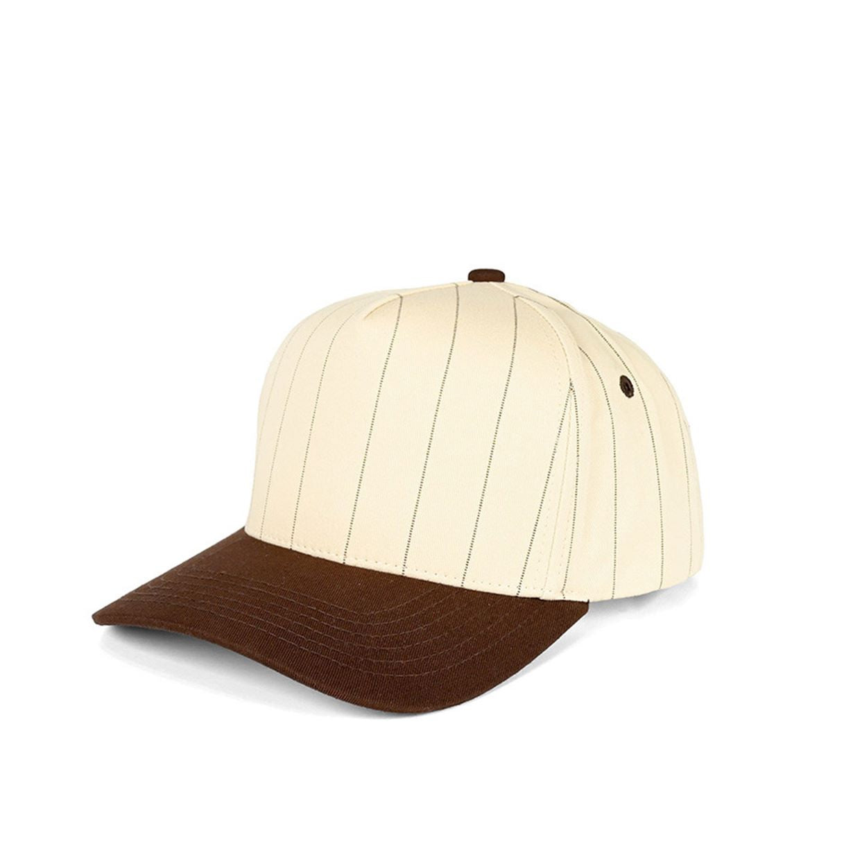C.C Pinstripe Palin Two Tone Trucker Cap