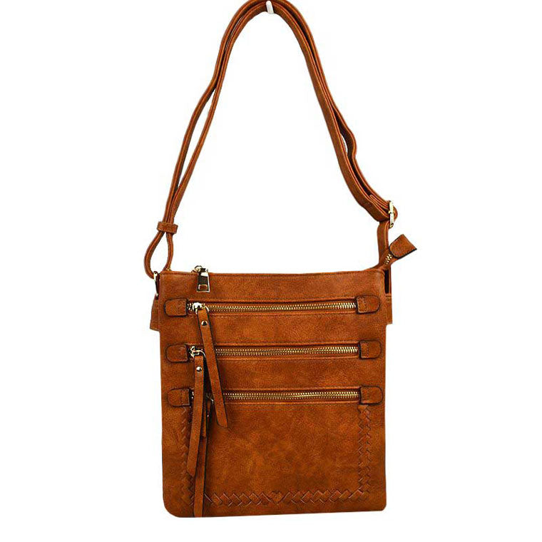 Fashionable Women's Soft Faux Leather Crossbody Purse Shoulder Bag